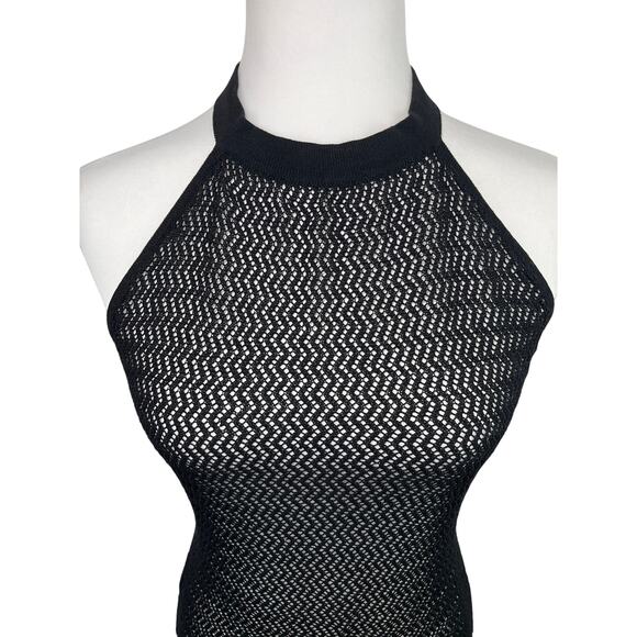 Superdown Racheal Net Halter Dress - Picture 2 of 6